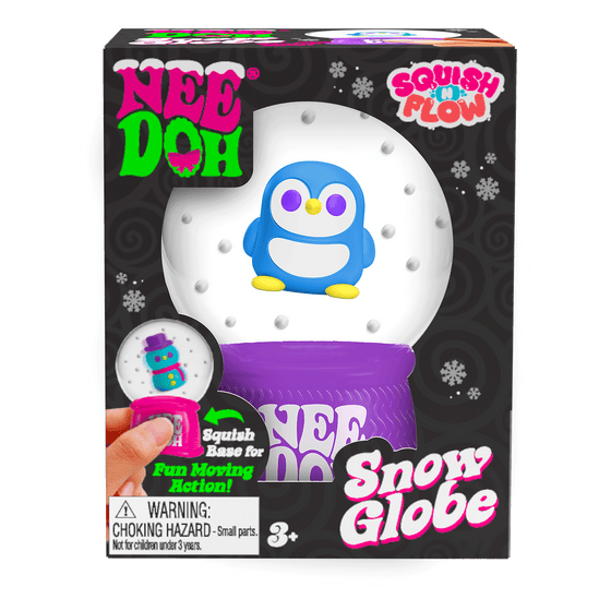NeeDoh Squish N Flow Snow Globe E49Y